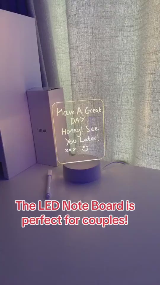 Creative Note Board Creative Led Night Light USB Message Board Holiday Light With Pen Gift For Children Girlfriend Decoration Night Lamp